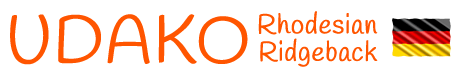 UDAKO Rhodesian Ridgeback